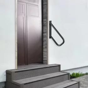 Biztonsági fali kapaszkodó lépcsőkorlát 1-2 lépcsőfokhoz 48 cm 240 kg teherbírás