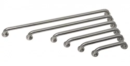 Inox zuhanyzó kapaszkodó 60 cm Felállást segítő korlát Szálcsiszolt, matt rozsdamentes fogódzkodó mozgássérült idős ember számára 