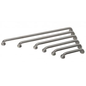   Inox zuhanyzó kapaszkodó 80 cm Felállást segítő korlát Szálcsiszolt, matt rozsdamentes fogódzkodó mozgássérült idős ember számára 