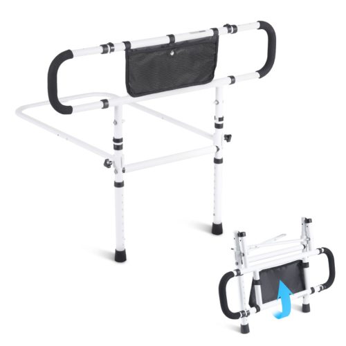 Inox shower handrail 30 cm Standing handrail Brushed, matt stainless steel handrail for disabled elderly 