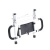Inox shower handrail 30 cm Standing handrail Brushed, matt stainless steel handrail for disabled elderly 