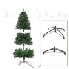 Műfenyő 180 cm élethű, keskeny kialakítású karácsonyfa 724 ág, stabil fém talppal