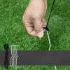 Felfújható karácsonyi dekoráció 240 cm Mikulás LED világítással és cukorpálcával