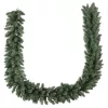 Műfenyő karácsonyi girland 270 cm hosszú, 216 ágas, havas hatású, hajlítható vázzal, zöld színben