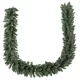 Műfenyő karácsonyi girland 270 cm hosszú, 216 ágas, havas hatású, hajlítható vázzal, zöld színben