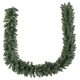 Műfenyő karácsonyi girland 270 cm hosszú, 216 ágas, havas hatású, hajlítható vázzal, zöld színben