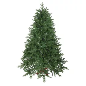   Műfenyő 210 cm élethű európai mű lucfenyő, összecsukható ágakkal és fa talppal