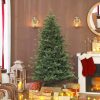 Műfenyő karácsonyfa 180 cm magas, 1660 ággal, élethű fenyőforma fém talppal