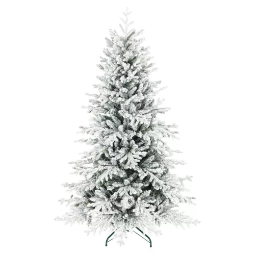 Havas műfenyő karácsonyfa 180 cm magas, 1815 ággal, összecsukható fém talppal