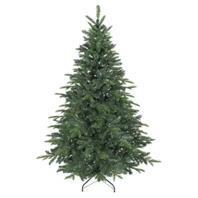 Műfenyő karácsonyfa 180 cm magas, 1062 ágas, tűzálló, valósághű hatású ágakkal, fém talppal, zöld színben