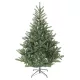 Műfenyő karácsonyfa 180 cm magas, széles ágú, élethű fenyő, tűzálló anyagból, fém talppal