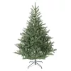 Műfenyő karácsonyfa 180 cm magas, széles ágú, élethű fenyő, tűzálló anyagból, fém talppal