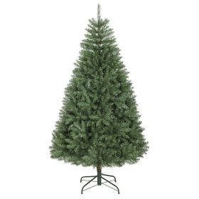   Műfenyő karácsonyfa 180 cm magas, 1687 ággal, összecsukható fém talppal