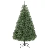 Műfenyő karácsonyfa 180 cm magas, 1687 ággal, összecsukható fém talppal, tűzálló anyagból