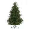 Karácsonyfa 183 cm valósághű megjelenés, tűzálló anyag, stabil fém állvánnyal