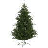 Karácsonyfa 183 cm valósághű megjelenés stabil fém állvánnyal
