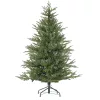Karácsonyfa 150 cm valósághű megjelenés, tűzálló anyag, stabil fém állvánnyal
