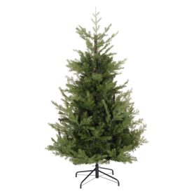   Műfenyő 100x100x150 cm élethű dús karácsonyfa 1290 ágú, gyors összeállítású
