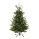Műfenyő 100x100x150 cm élethű dús karácsonyfa 1290 ágú, gyors összeállítású