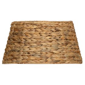   Karácsonyfa talptakaró Ø60x28 cm kézzel font karácsonyfa szoknya fém merevítéssel, rusztikus stílusban