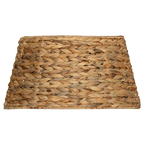 Karácsonyfa talptakaró Ø60x28 cm kézzel font karácsonyfa szoknya fém merevítéssel, rusztikus stílusban