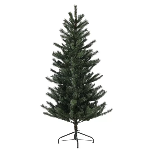 Műfenyő 180 cm természetes hatású, tűzálló ágakkal, fém talppal, 467 ággal