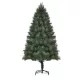 Műfenyő karácsonyfa 180 cm magas, Ø90 cm, természetes tűlevelű hatással, stabil fém talppal, zöld színben