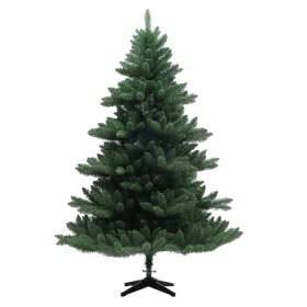   Műfenyő 180 cm Nordmann-típusú, élethű karácsonyfa széles és dús kivitel, stabil fém talppal