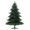 Műfenyő 180 cm Nordmann-típusú, élethű karácsonyfa széles és dús kivitel, stabil fém talppal