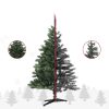 Műfenyő 150 cm Nordmann stílusú, élethű karácsonyfa széles és dús kivitel, stabil fém talppal