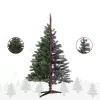 Műfenyő 150 cm Nordmann stílusú, élethű karácsonyfa széles és dús kivitel, stabil fém talppal