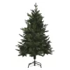 Műfenyő 120 cm magas, természetes hatású, 657 ág, stabil fémtalppal