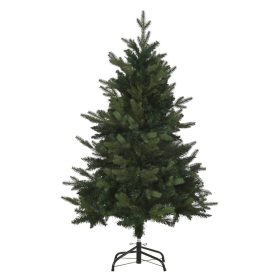   Műfenyő 120 cm magas, természetes hatású, 657 ág, stabil fémtalppal