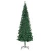 Műfenyő 210 cm karácsonyfa dús, valósághű ágakkal, stabil fém talppal és csillag díszcsúccsal