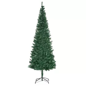   Műfenyő 210 cm karácsonyfa dús, valósághű ágakkal, stabil fém talppal és csillag díszcsúccsal