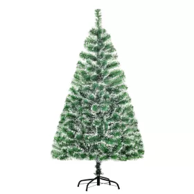   Műfenyő havas hatású tűlevelekkel 150 cm, 416 ág, stabil fémtalppal