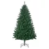 Műfenyő 180 cm beltéri karácsonyfa 1000 ággal, fém talppal, zöld színben
