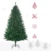 Műfenyő 180 cm beltéri karácsonyfa 1000 ággal, fém talppal, zöld színben