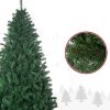 Műfenyő 180 cm beltéri karácsonyfa 1000 ággal, fém talppal, zöld színben