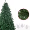 Műfenyő 180 cm beltéri karácsonyfa 1000 ággal, fém talppal, zöld színben