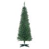 Műfenyő 150 cm magas karácsonyfa stabil állvánnyal, sűrű ágrendszerrel, zöld színben