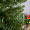 Műfenyő 210 cm élethű karácsonyfa stabil fém talppal