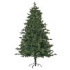 Műfenyő 180 cm magas, élethű karácsonyfa 748 ág, PVC + PE tűlevelek, stabil fém talppal