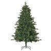 Műfenyő 180 cm magas, élethű karácsonyfa 748 ág, PVC + PE tűlevelek, stabil fém talppal