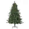 Műfenyő 180 cm magas, élethű karácsonyfa 748 ág, PVC + PE tűlevelek, stabil fém talppal
