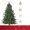 Műfenyő 180 cm magas, élethű karácsonyfa 748 ág, PVC + PE tűlevelek, stabil fém talppal