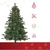 Műfenyő 180 cm magas, élethű karácsonyfa 748 ág, PVC + PE tűlevelek, stabil fém talppal