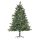 Műfenyő 150 cm magas, élethű karácsonyfa 444 ág, 3 féle levélforma, stabil fém talppal