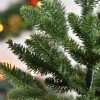 Műfenyő 150 cm magas, élethű karácsonyfa 444 ág, 3 féle levélforma, stabil fém talppal