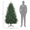 Műfenyő 114x114x180 cm élethű karácsonyfa dús 4030 ággal